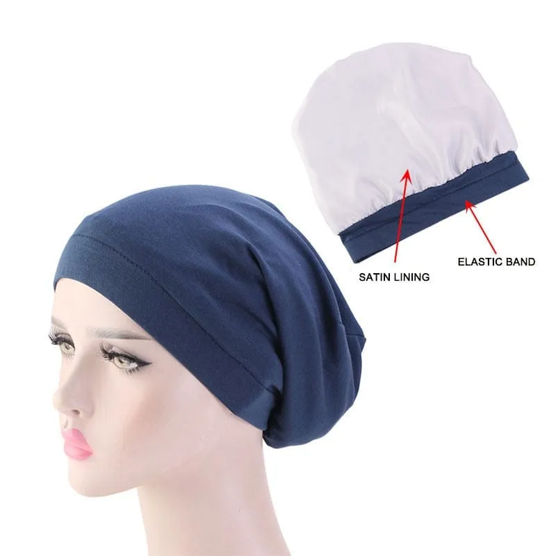 Double Layer Cotton Chemo Beanie
