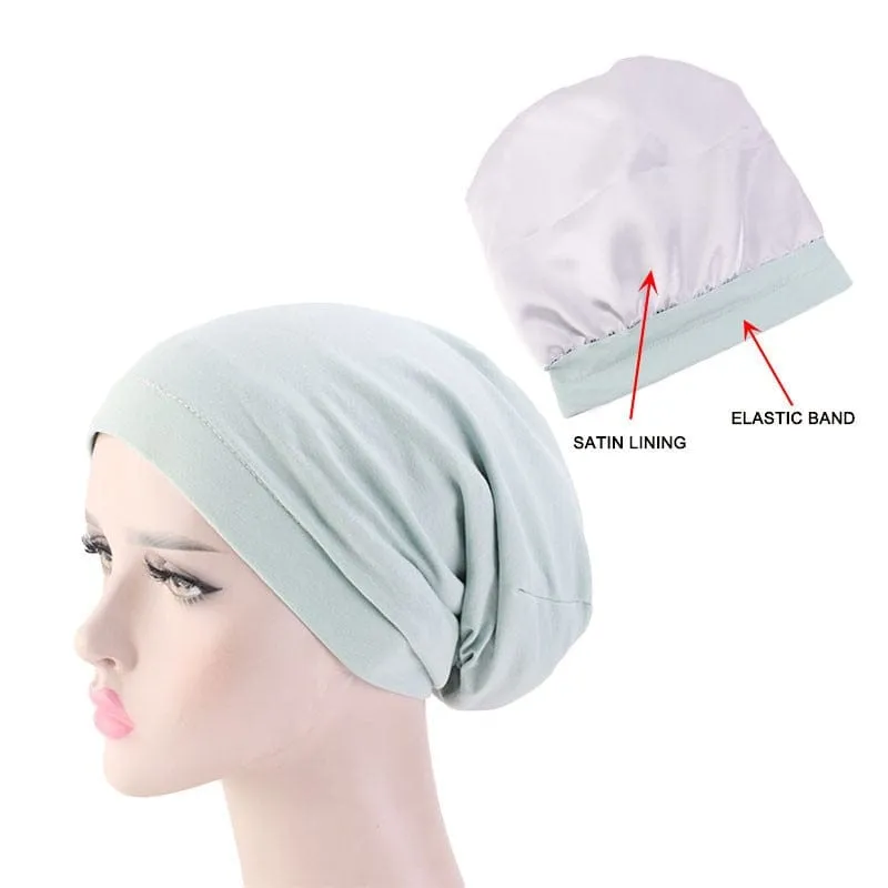 Double Layer Cotton Chemo Beanie