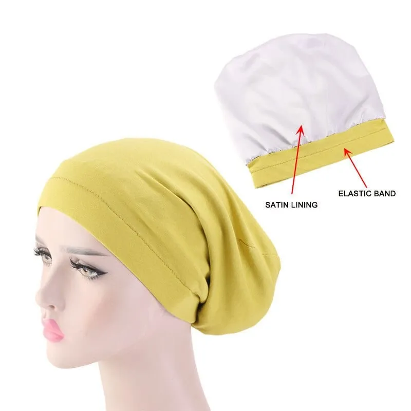 Double Layer Cotton Chemo Beanie