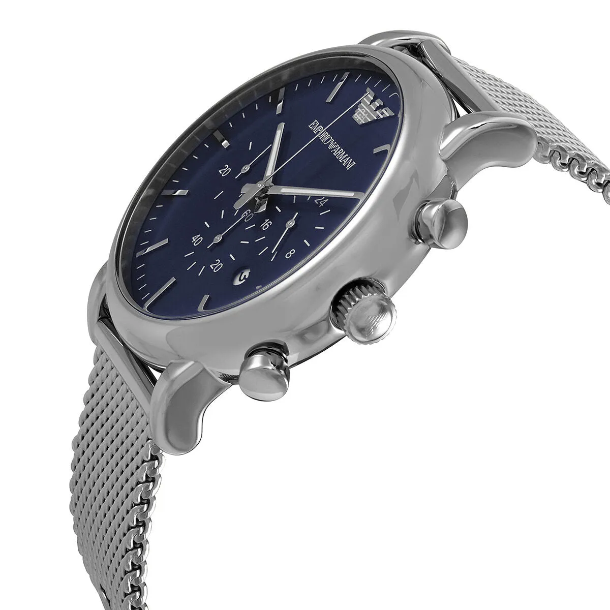 Emporio Armani Luigi Chronograph Quartz Blue Dial Men's Watch AR80038