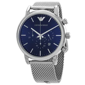 Emporio Armani Luigi Chronograph Quartz Blue Dial Men's Watch AR80038