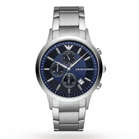 Emporio Armani Renato Chronograph Quartz Blue Dial Men's Watch AR11164