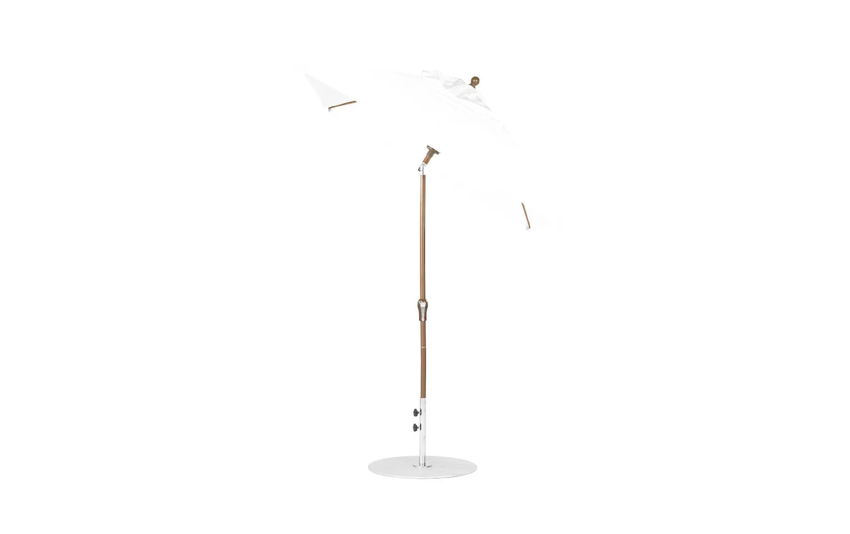 Essential Fiberglass Umbrella - 6.5' Square Crank Auto Tilt
