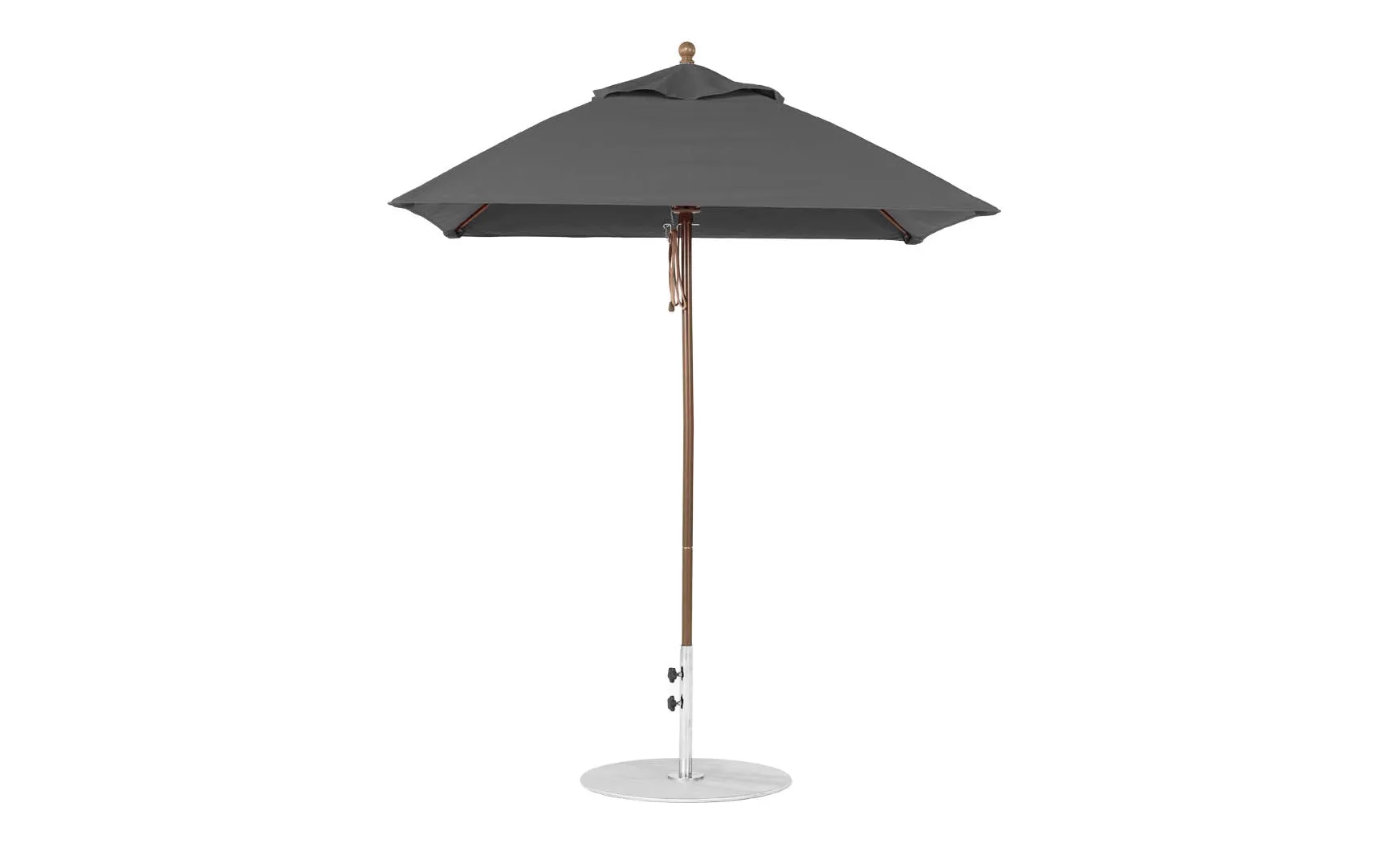 Essential Fiberglass Umbrella - 6.5' Square Pulley