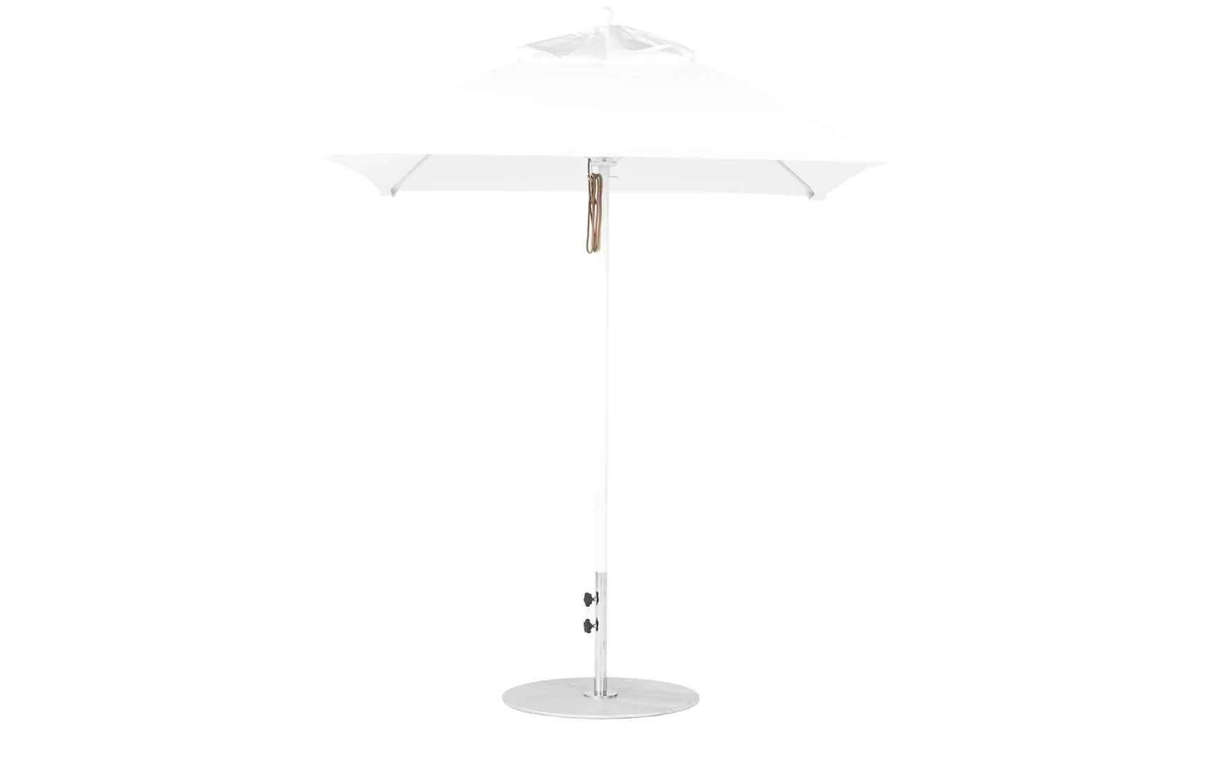 Essential Fiberglass Umbrella - 6.5' Square Pulley