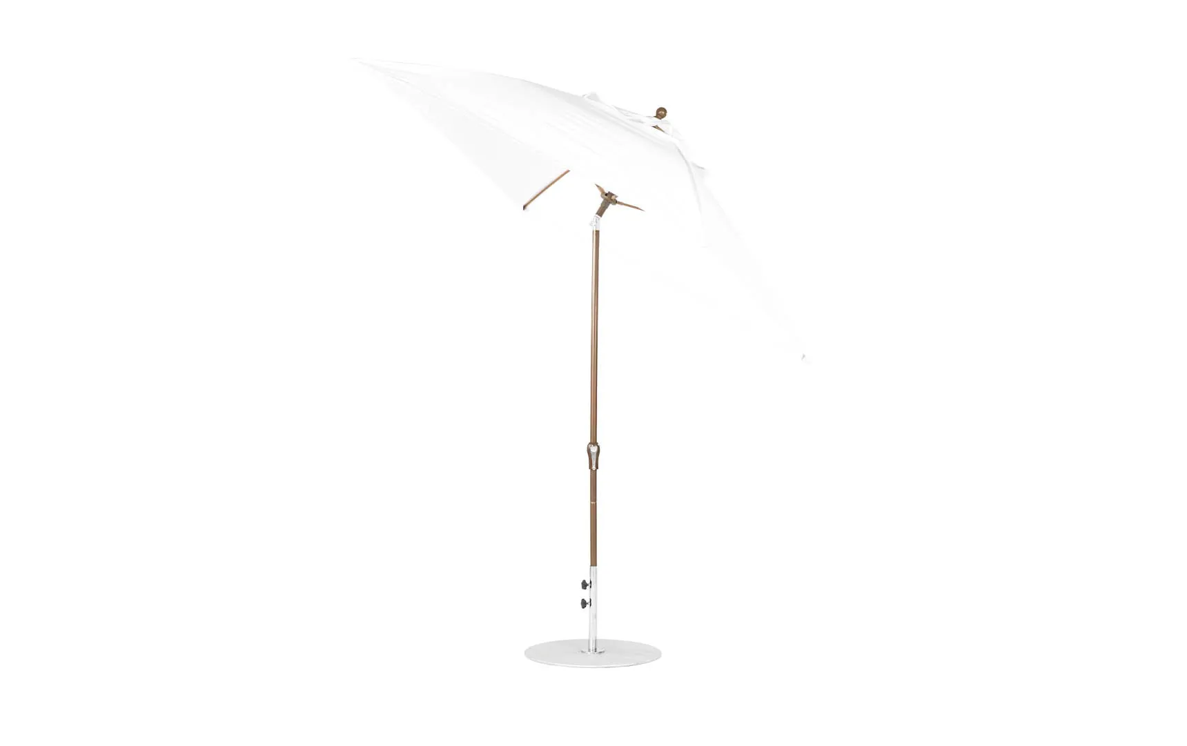 Essential Fiberglass Umbrella - 7.5' Square Crank Auto Tilt