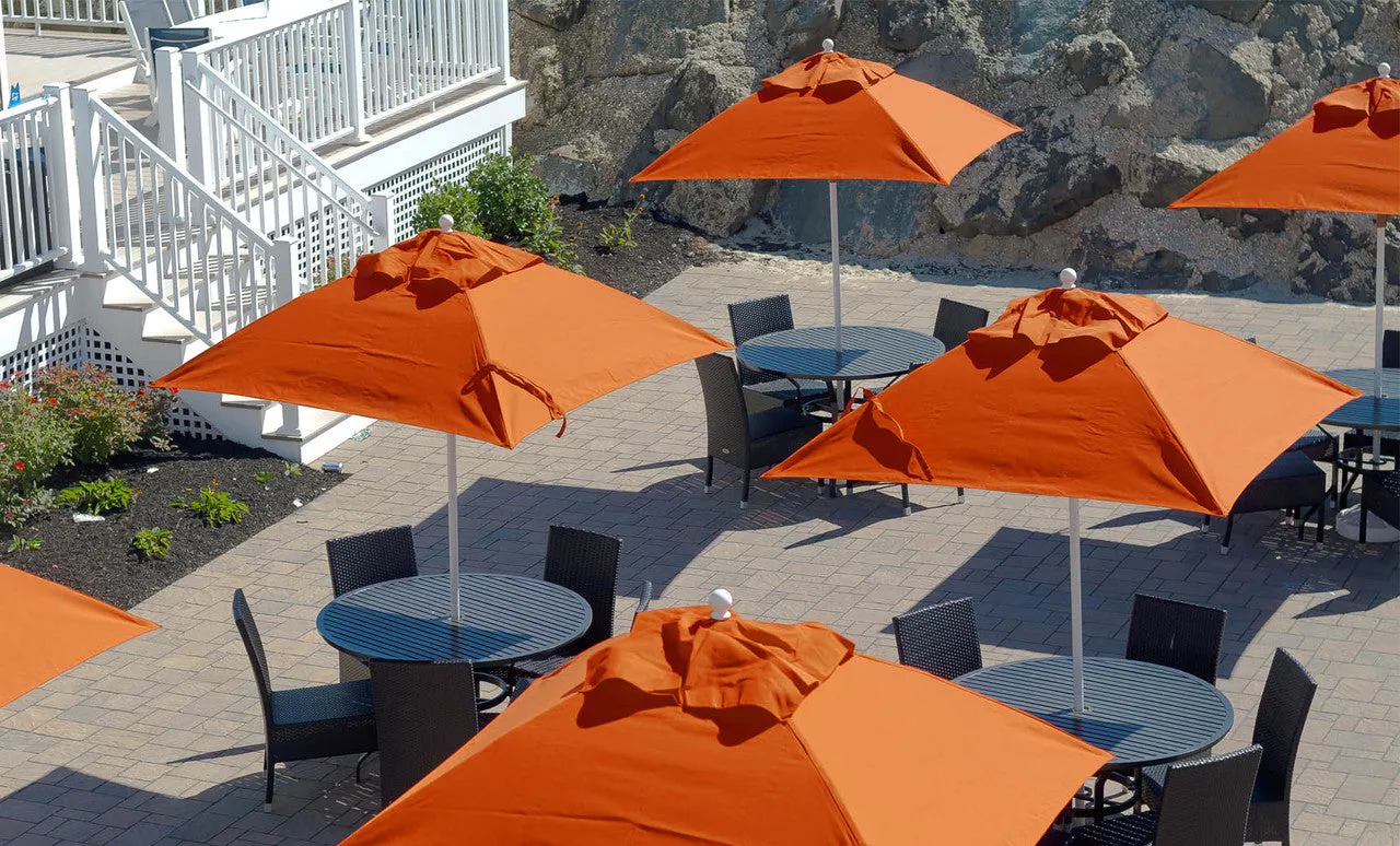 Essential Fiberglass Umbrella - 7.5' Square Crank Auto Tilt