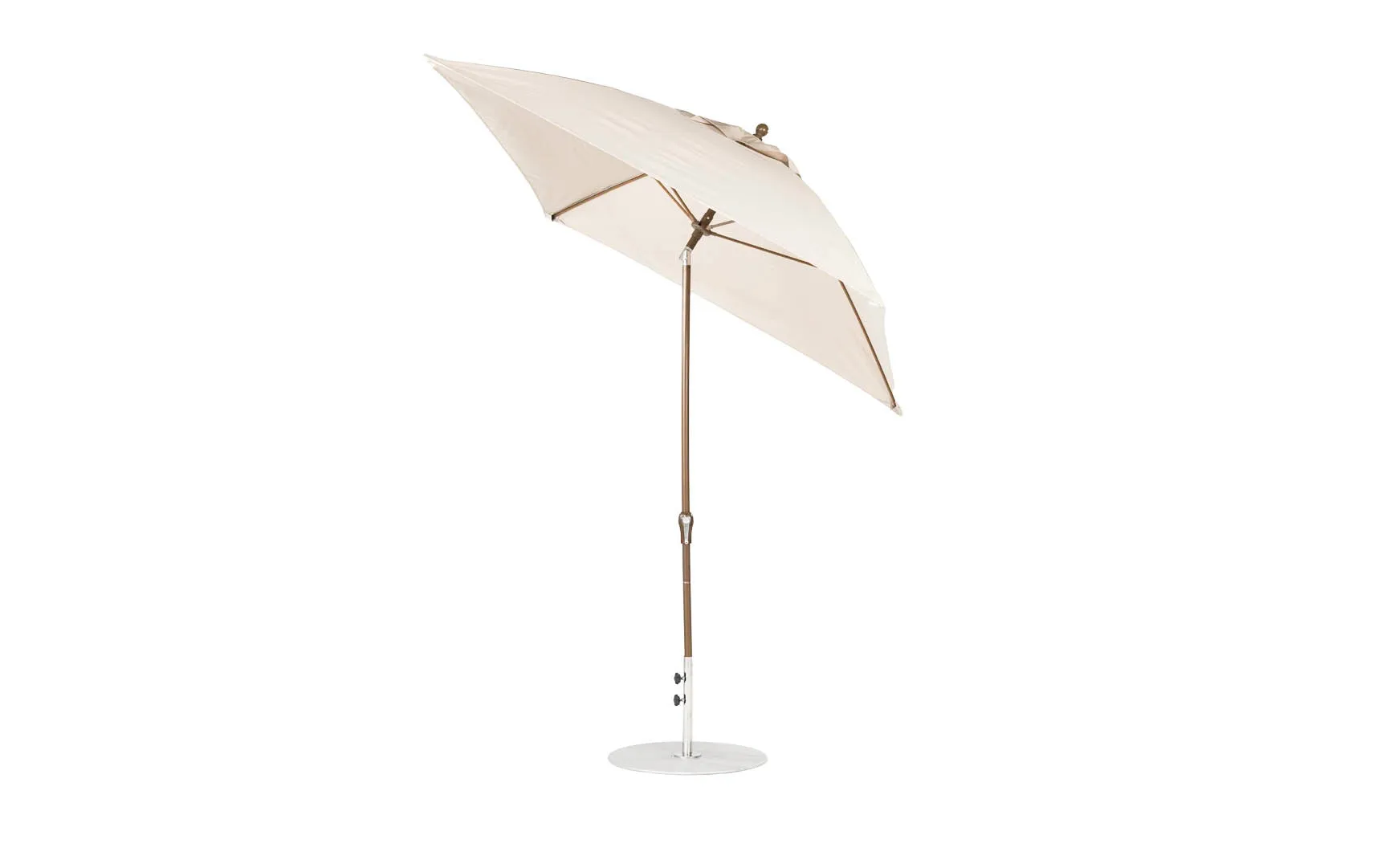 Essential Fiberglass Umbrella - 7.5' Square Crank Auto Tilt