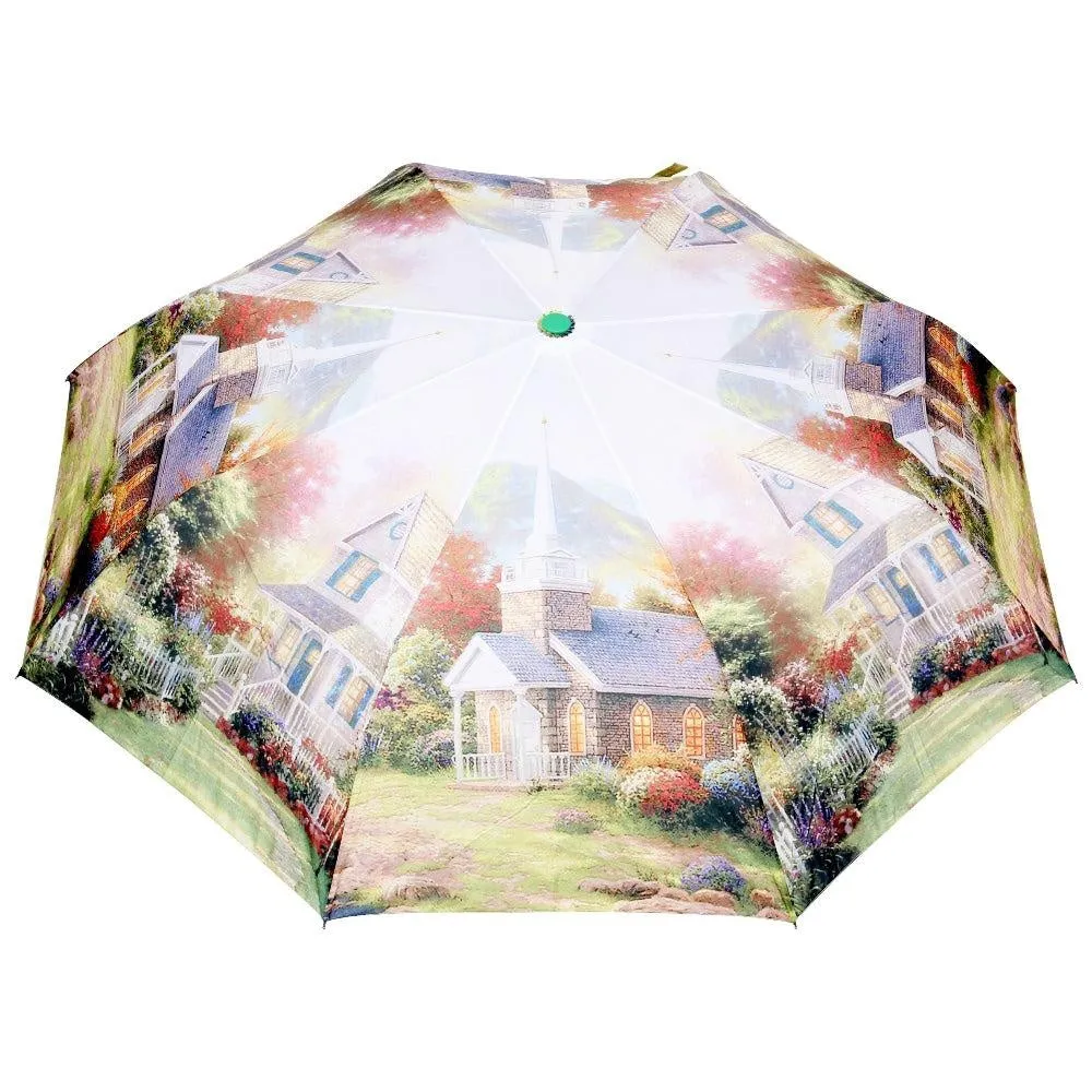 FabSeasons Digital Printed 3 fold Umbrella for all Seasons