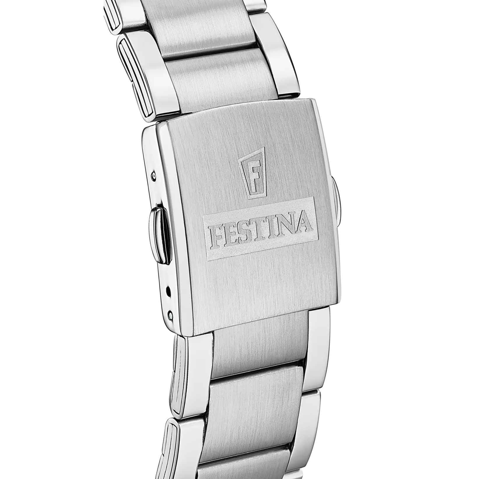 Festina Quartz Chrono Date 50M WR Navy Dial Stainless Steel Case & Bracelelt
