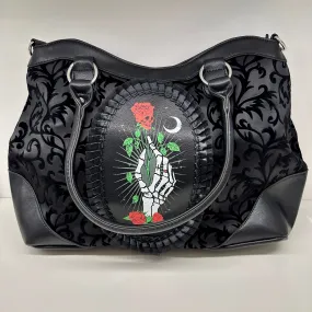 Floral Rose Convertible Tote Bag