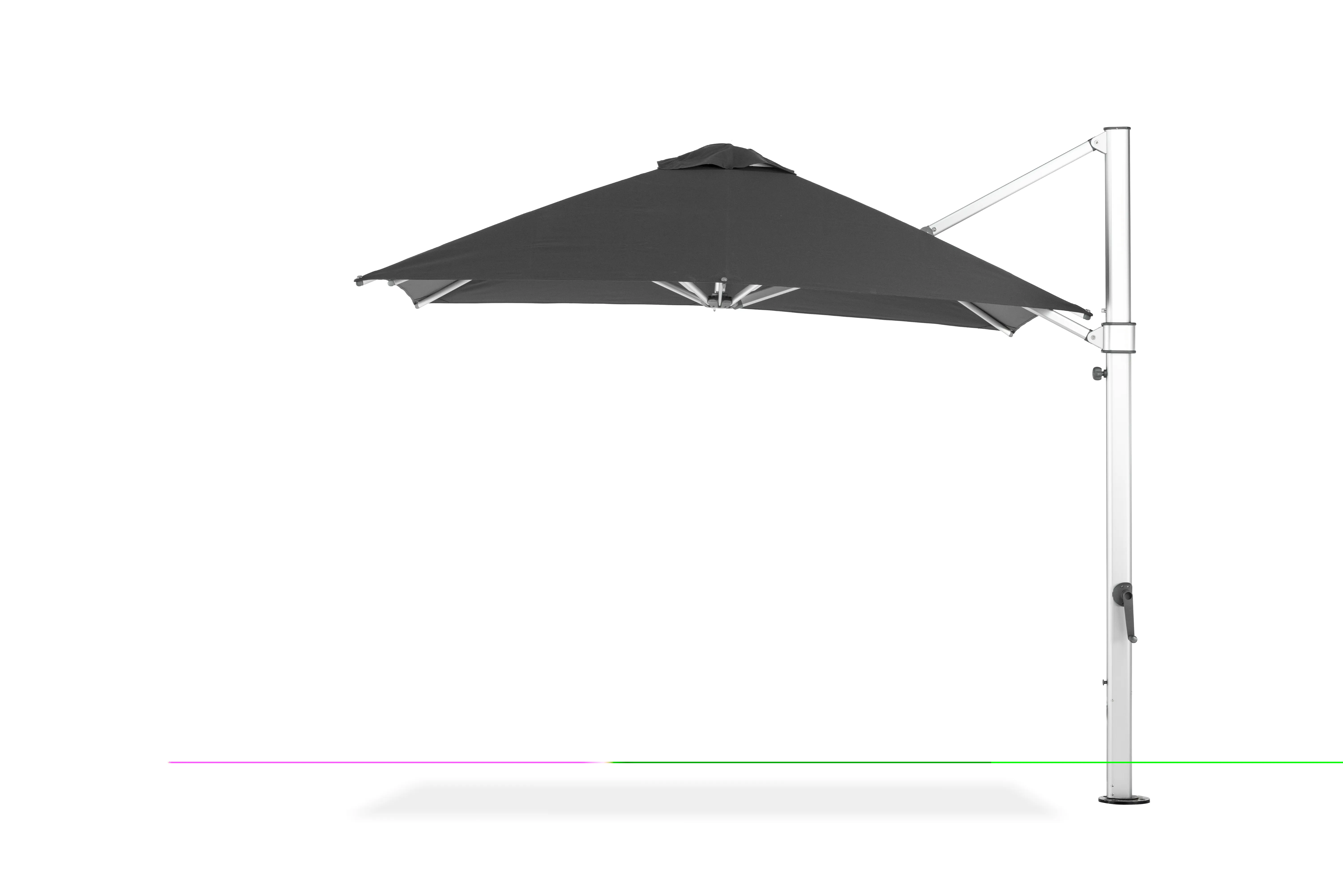 Frankford Aurora 9 Foot Square Cantilever Umbrella