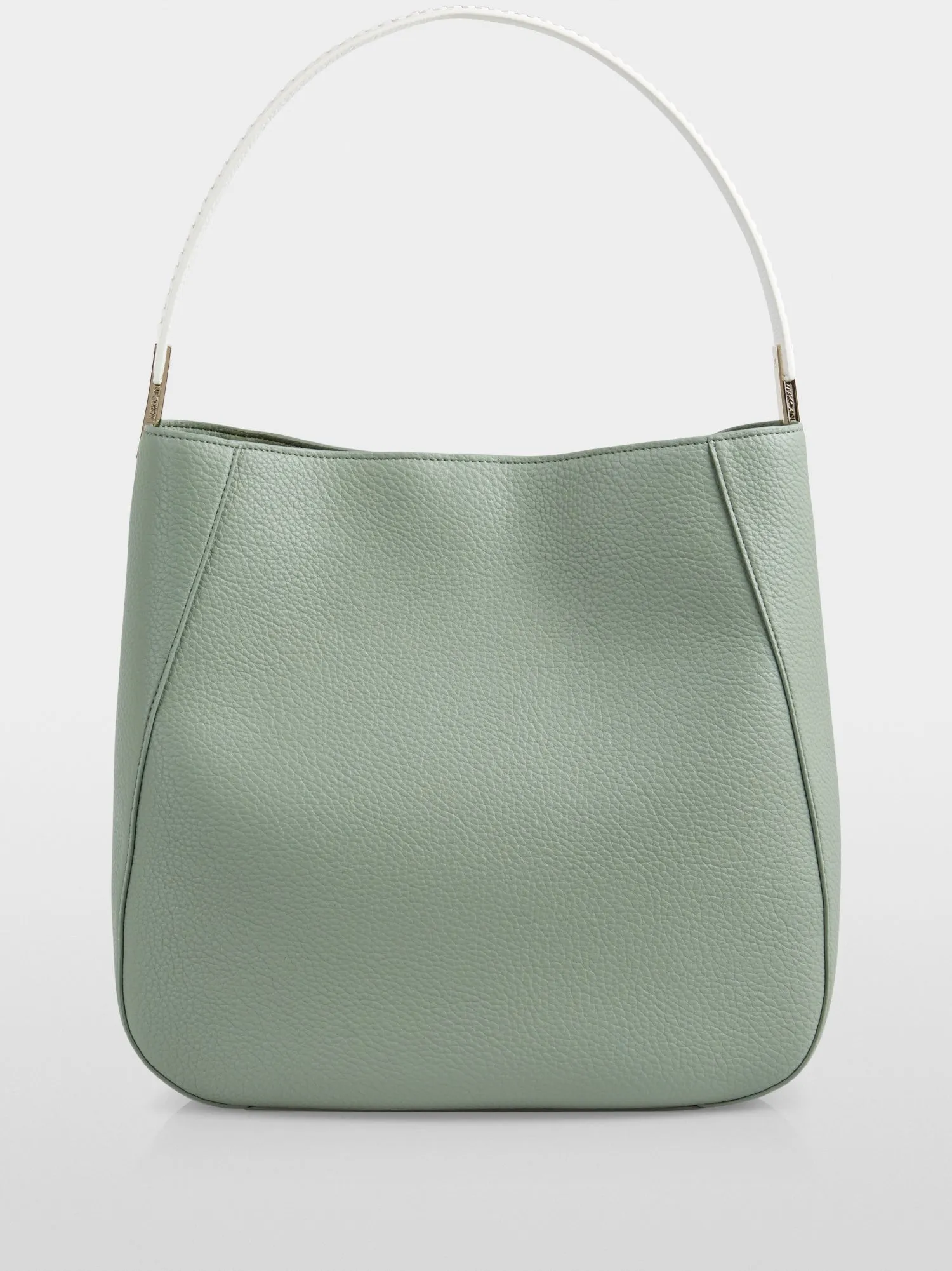 Frozen Sage Recycled Leather Shoulder Bag