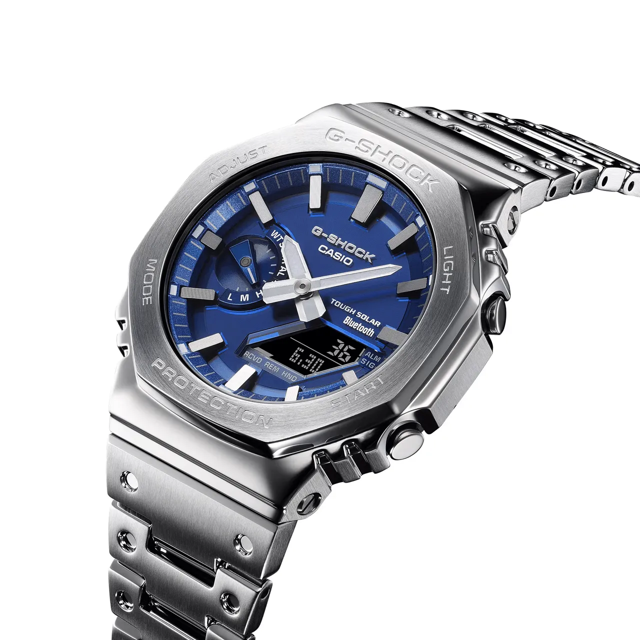 Full Metal 2100 Series - Silver / Blue - GMB2100D-2A
