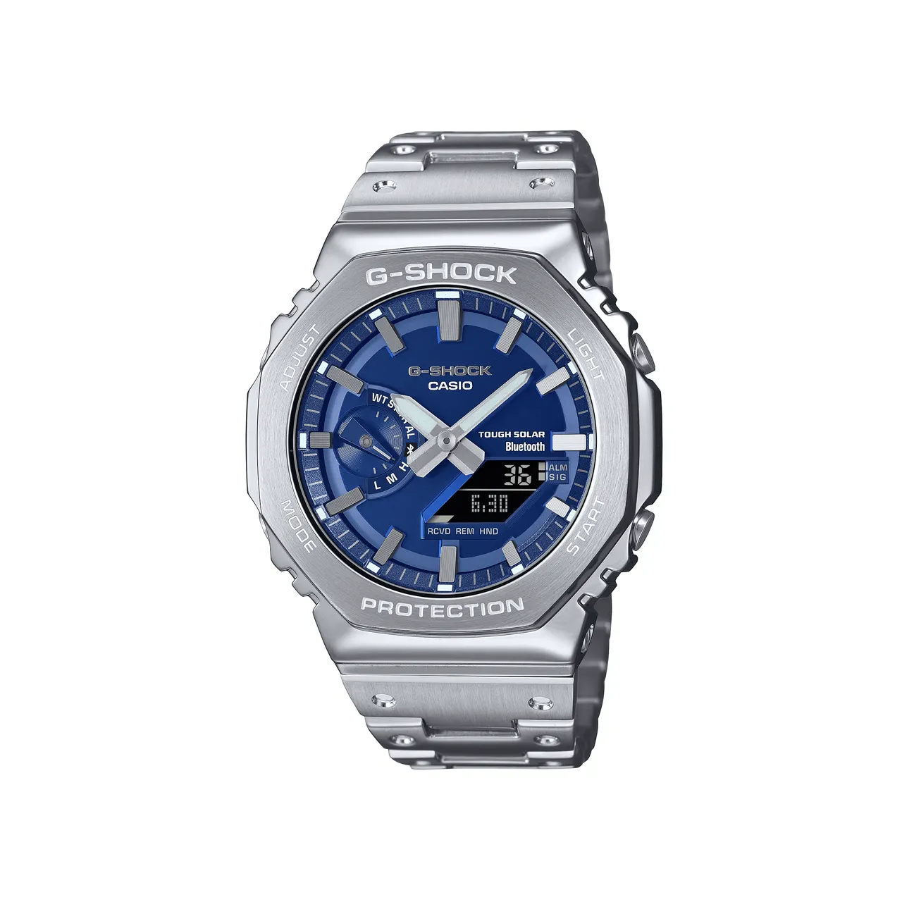 Full Metal 2100 Series - Silver / Blue - GMB2100D-2A