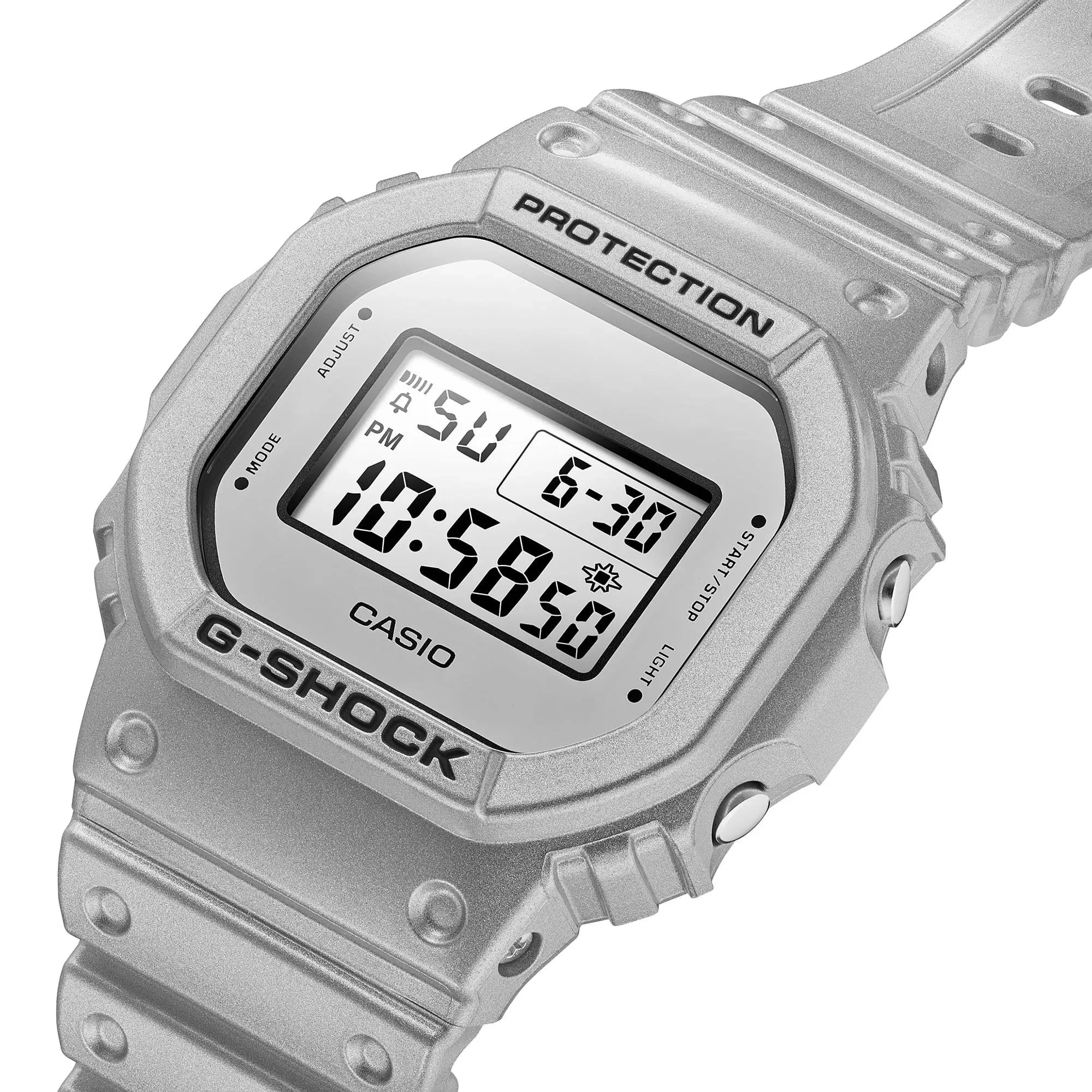 G-Shock Metallic Silver Forgotten Future - DW5600FF-8D