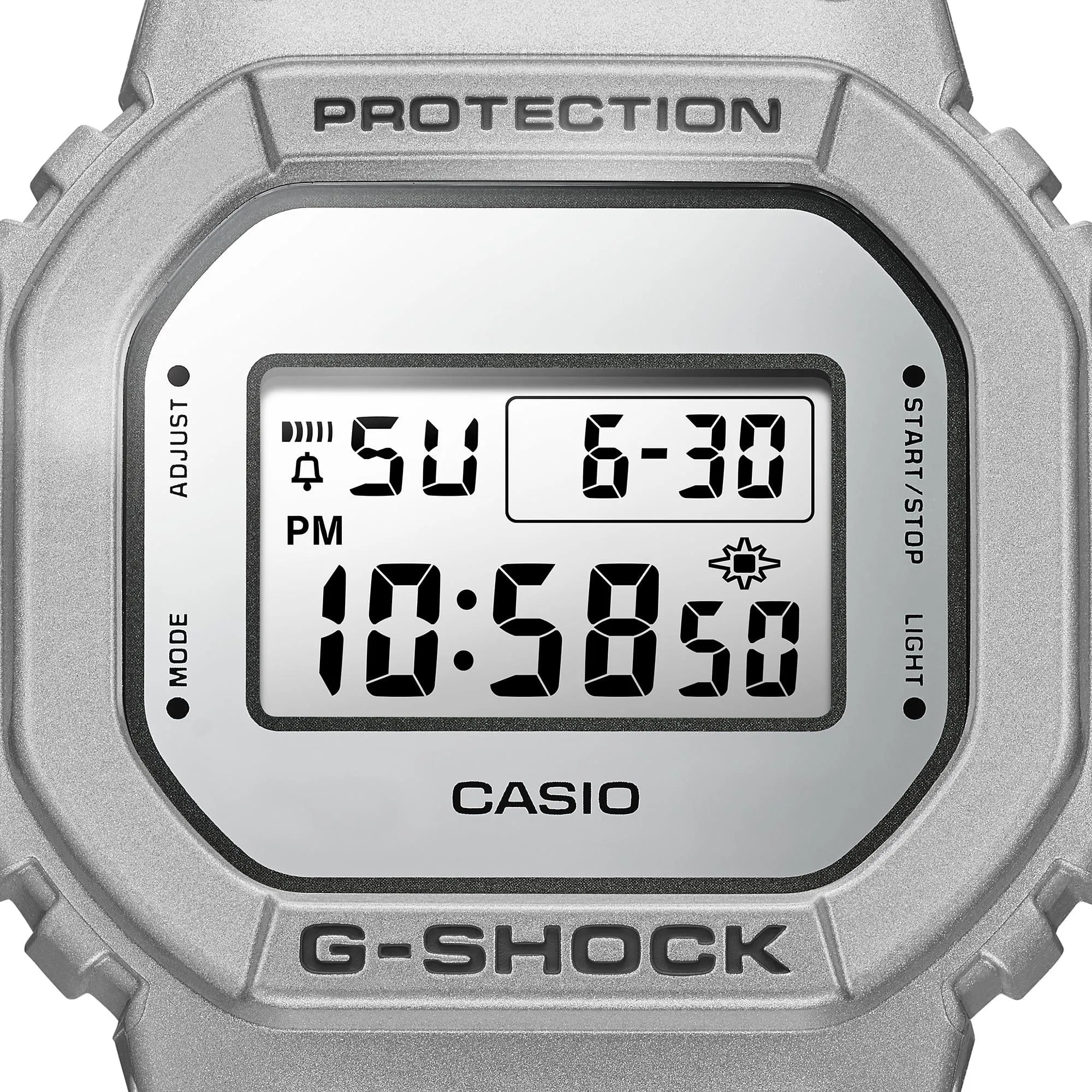G-Shock Metallic Silver Forgotten Future - DW5600FF-8D