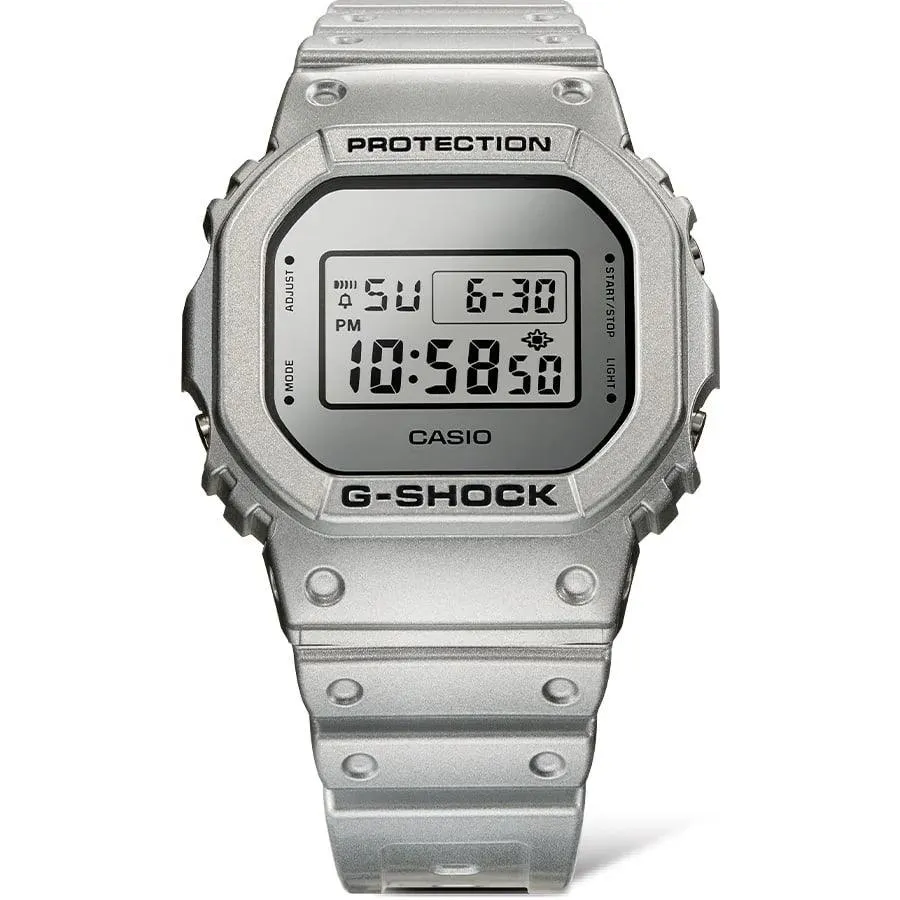G-Shock Metallic Silver Forgotten Future - DW5600FF-8D