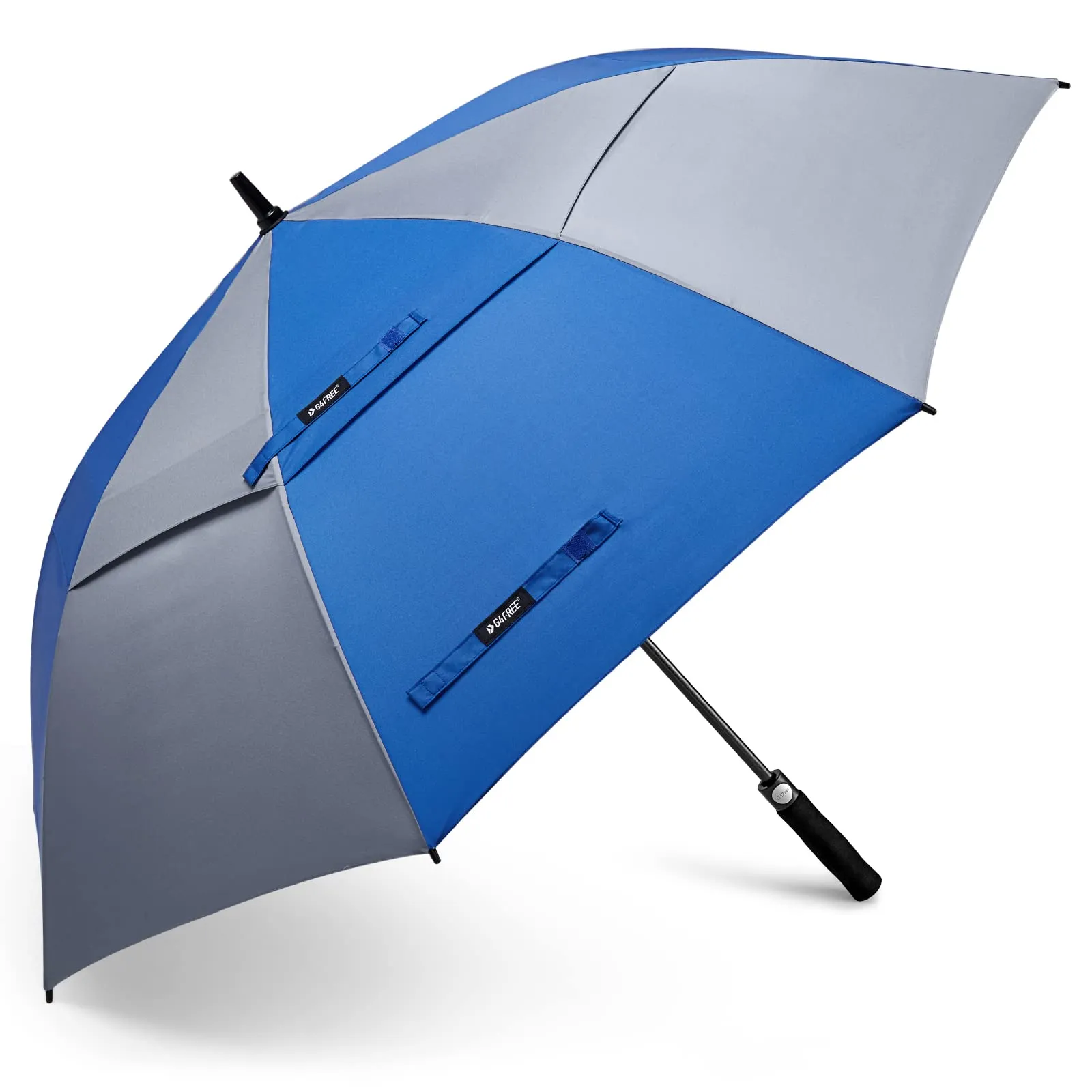 G4Free Automatic Open Golf Umbrella Double Canopy Vented Stick Umbrellas