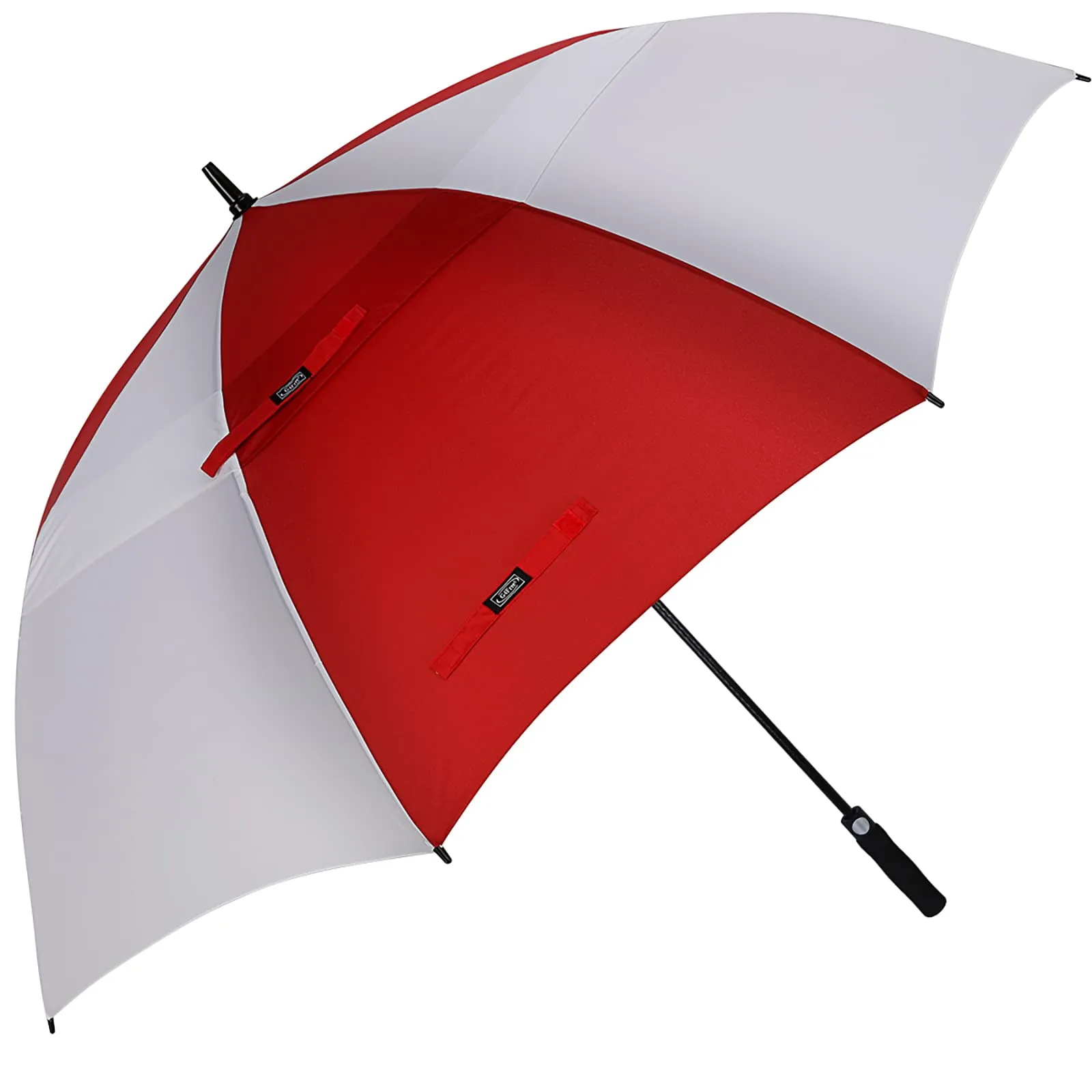 G4Free Automatic Open Golf Umbrella Double Canopy Vented Stick Umbrellas