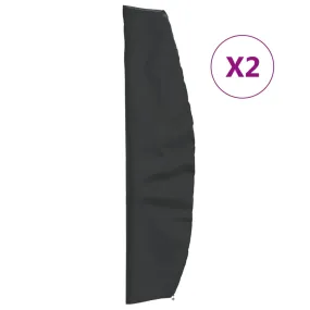 Garden Umbrella Covers 2 pcs 265x50/70/40 cm 420D Oxford Fabric