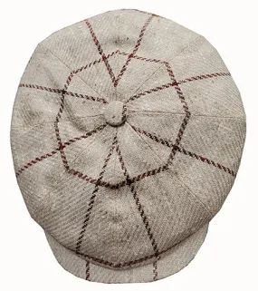 German Stetson Window Plaid Newsboy Cap