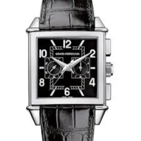 Girard Perregaux Vintage 1945 Chronograph Automatic Black Dial Men's Watch 25820-53-651-BA6A