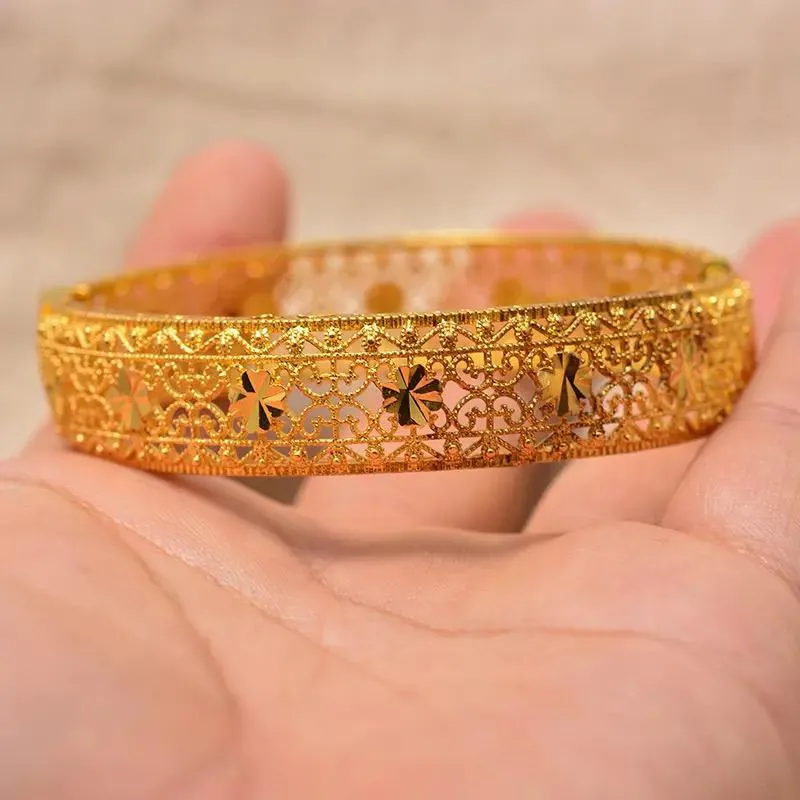 Gold Color Bangles For Mother Women Girl Model-18