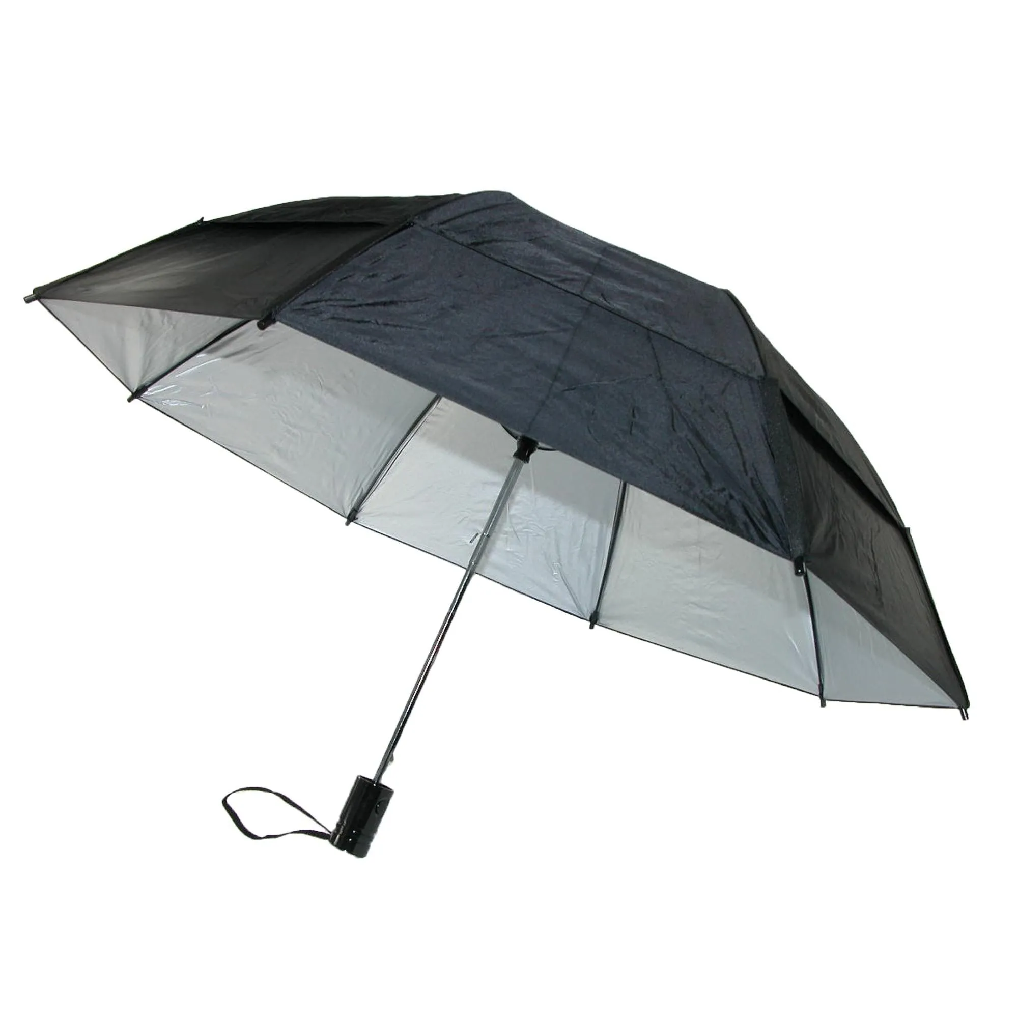 GustBuster Metro Solid Color Auto Open Vented Compact Umbrella
