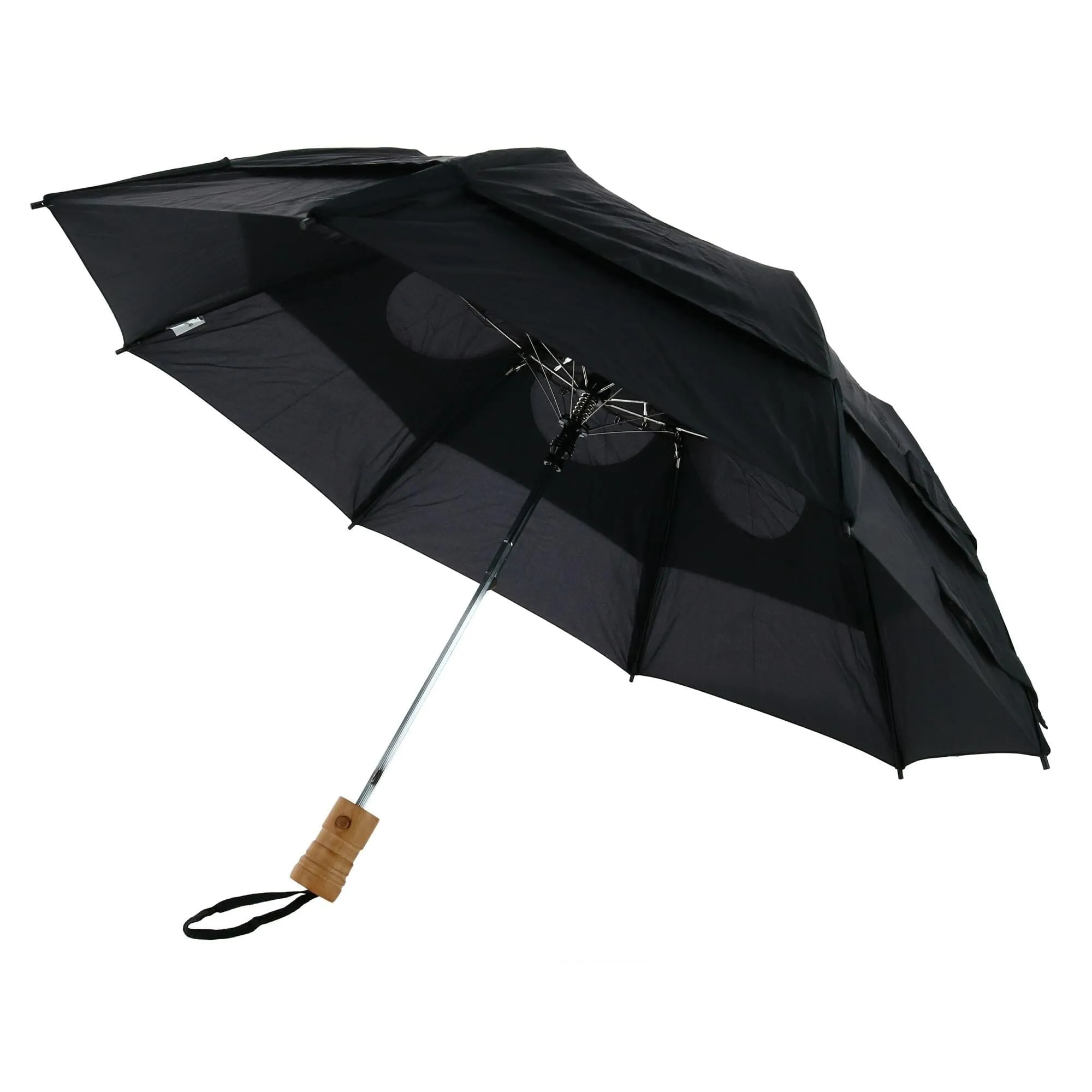 GustBuster Metro Solid Color Auto Open Vented Compact Umbrella