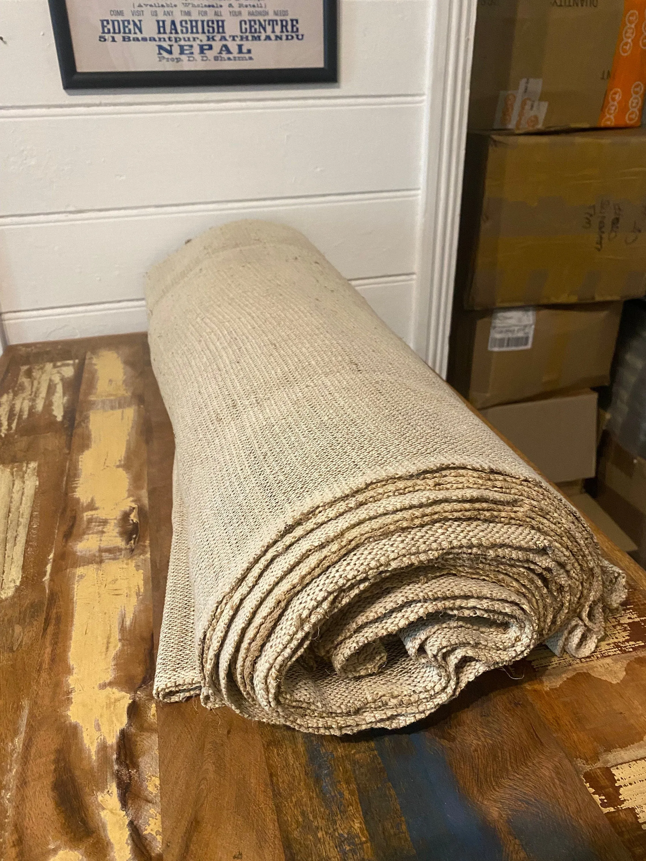 Hemp and Organic cotton fabric
