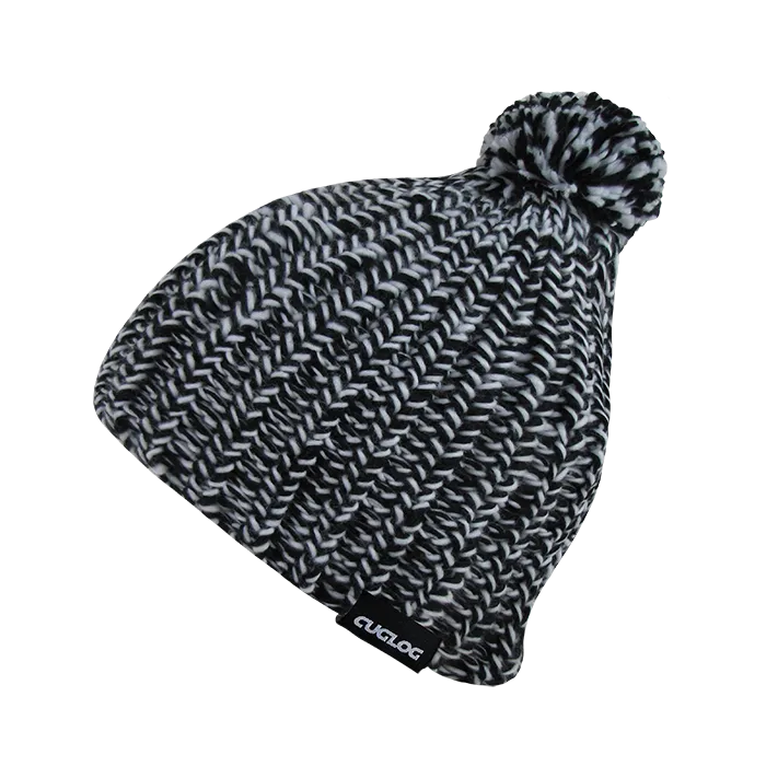 Hewitts Pom Beanie, Soft Knit Cap with Thick Knitting - Cuglog K021