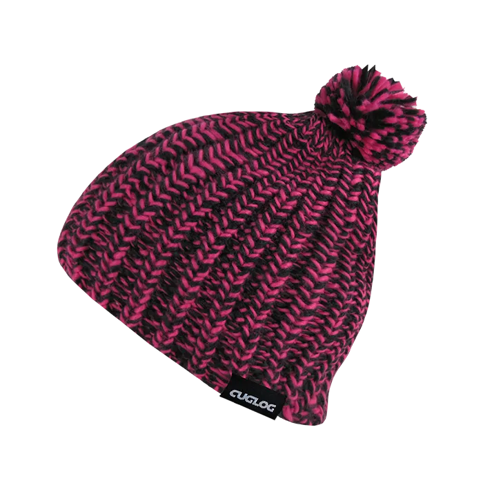 Hewitts Pom Beanie, Soft Knit Cap with Thick Knitting - Cuglog K021