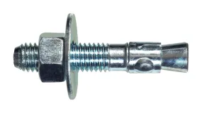Hillman 3/8 in. D X 2-3/4 in. L Steel Round Head Wedge Anchor 25 pk