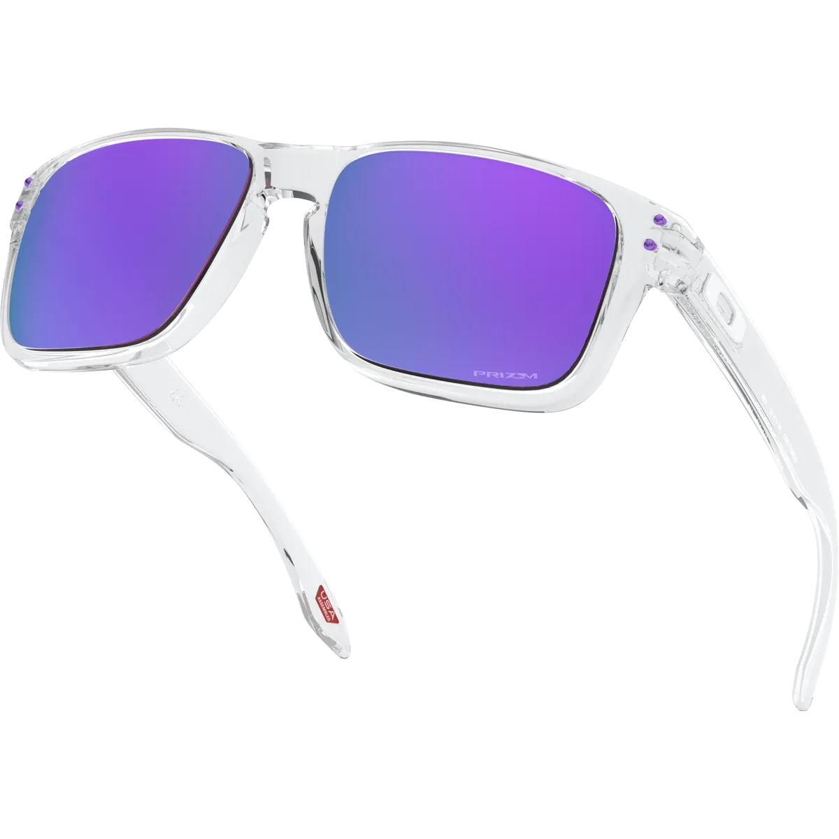 Holbrook XS - Polished Clear/Prizm Violet