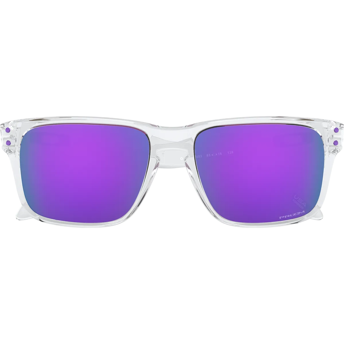 Holbrook XS - Polished Clear/Prizm Violet