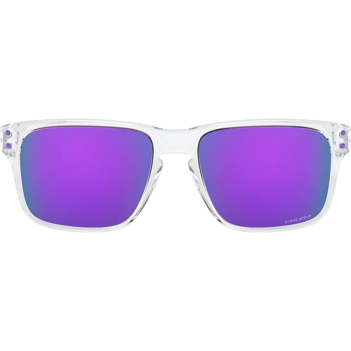 Holbrook XS - Polished Clear/Prizm Violet