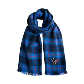 Houston Texans Plaid Blanket Scarf