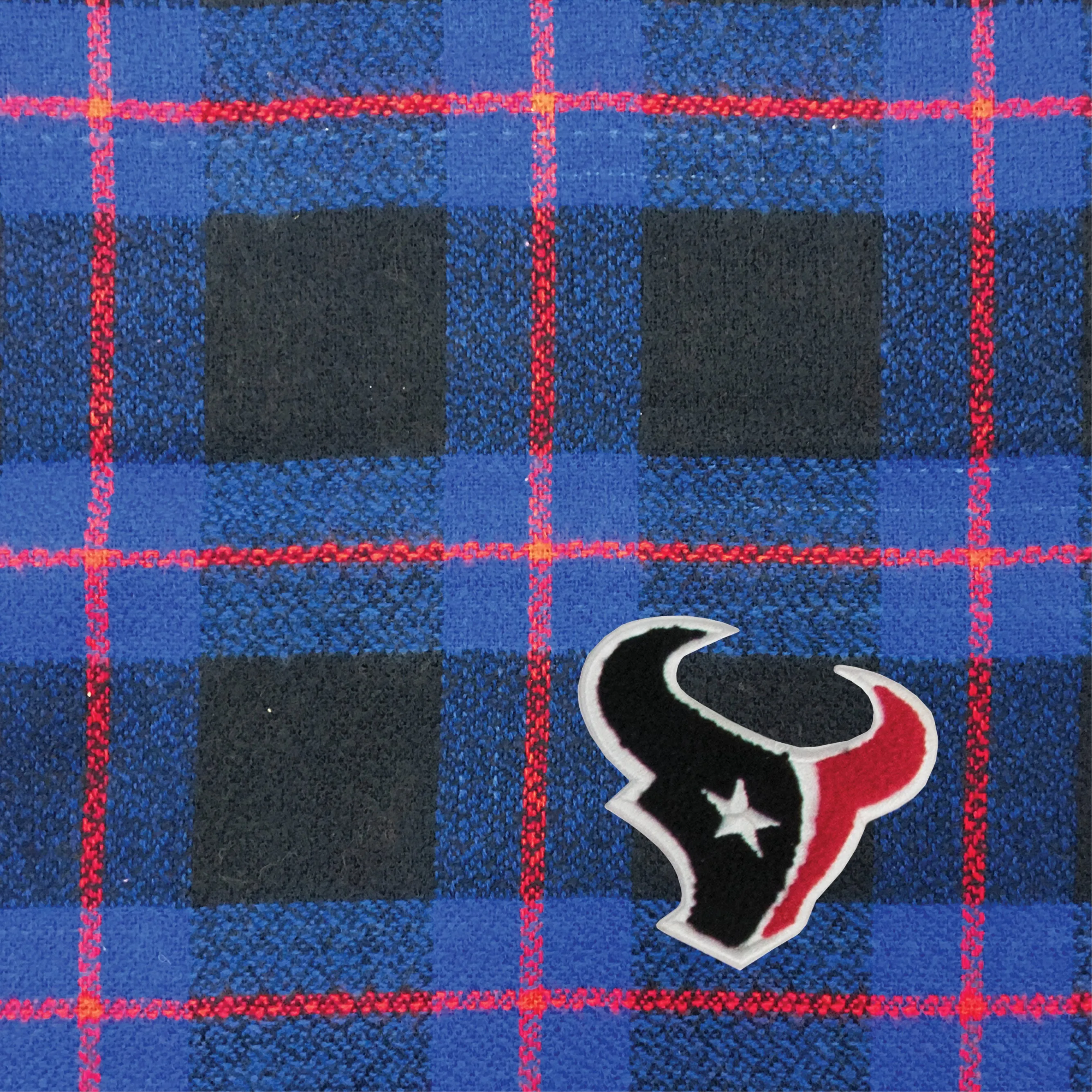 Houston Texans Plaid Blanket Scarf