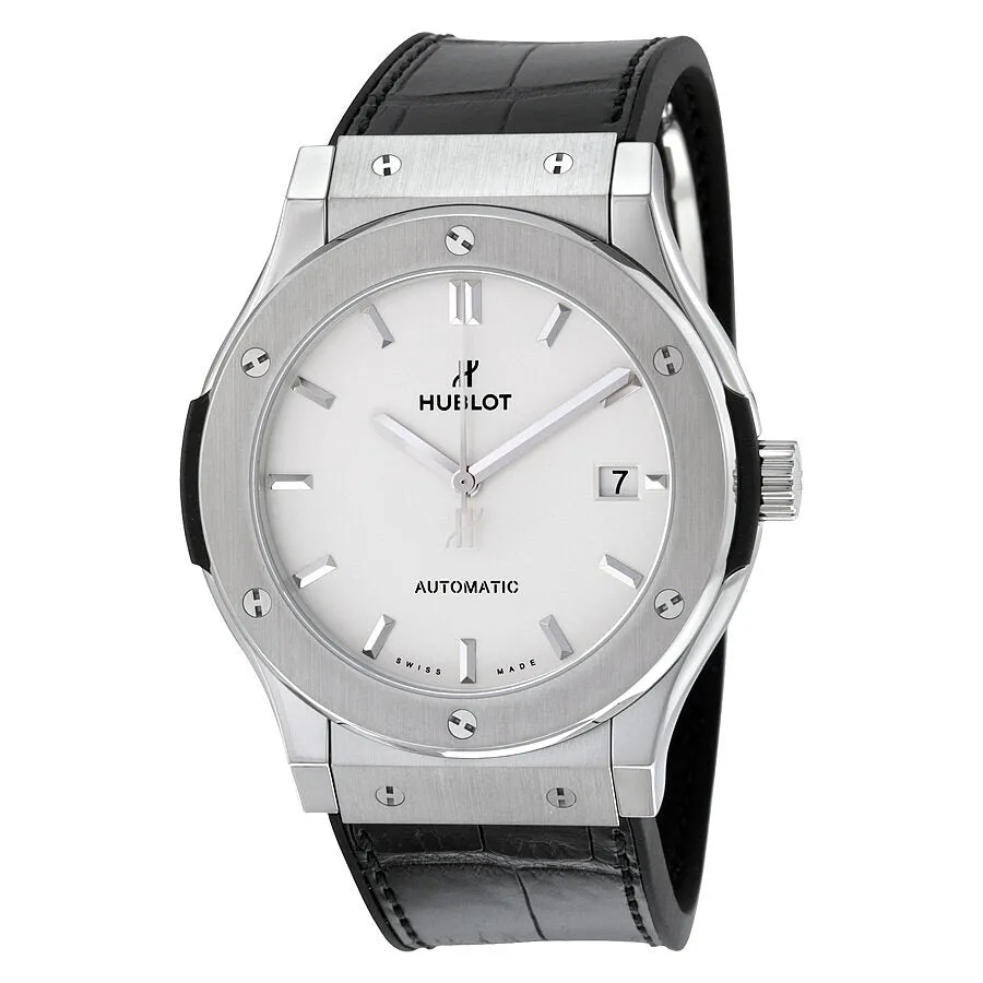 Hublot Classic Fusion Automatic Opaline Dial Titanium 45 MM Men's Watch 511.NX.2611.LR