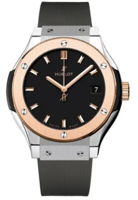 Hublot Classic Fusion Mat Black Dial Ladies Watch 581.NO.1181.RX