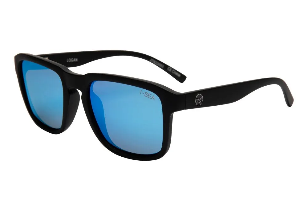 I-SEA | Logan | Black/T-Blue Polarized