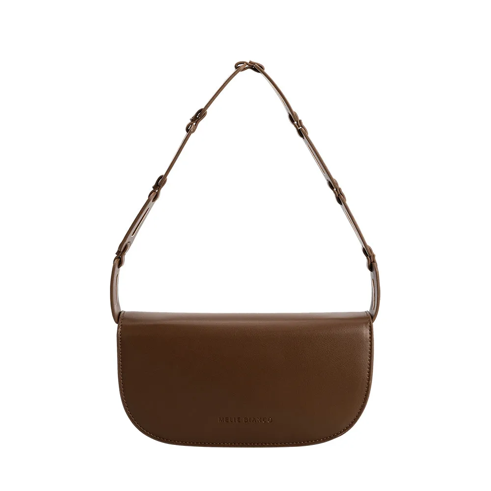 Inez Chocolate Recycled Vegan Shoulder Bag - FINAL SALE