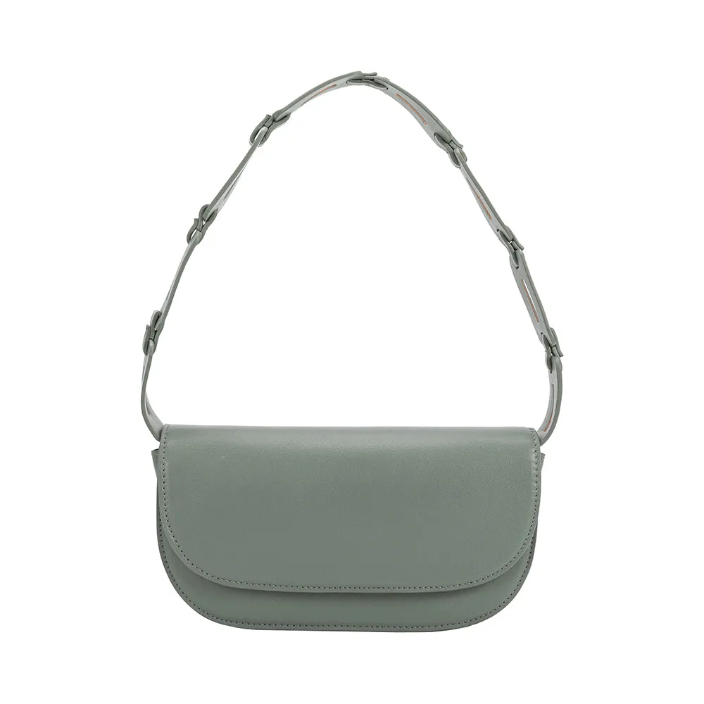 Inez Teal Recycled Vegan Shoulder Bag - FINAL SALE