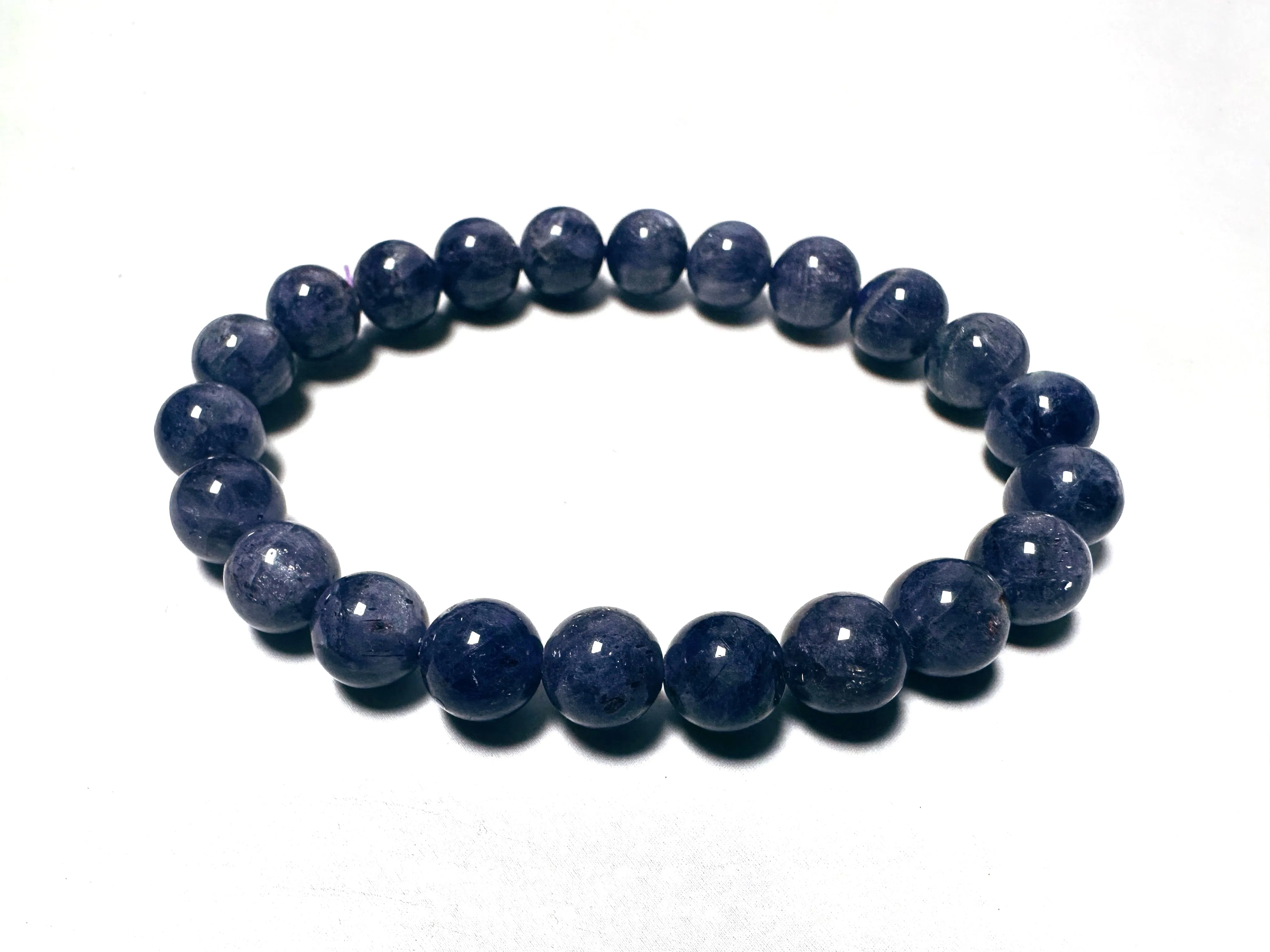 Iolite Beaded Bracelet