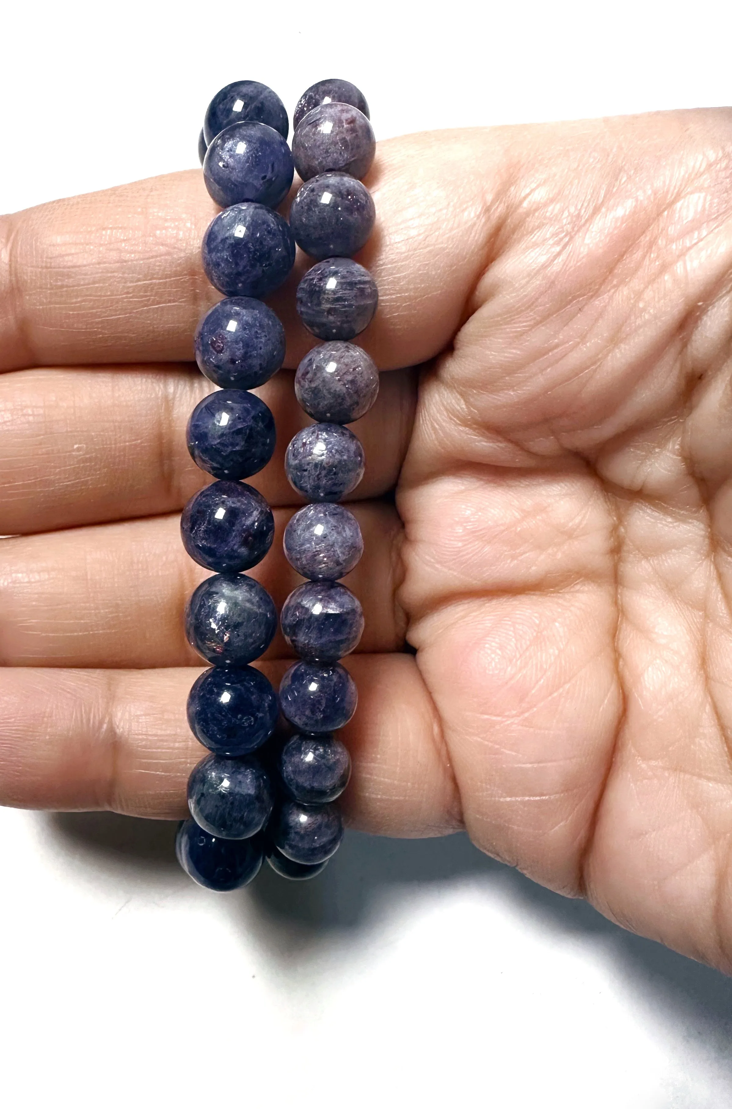 Iolite Beaded Bracelet