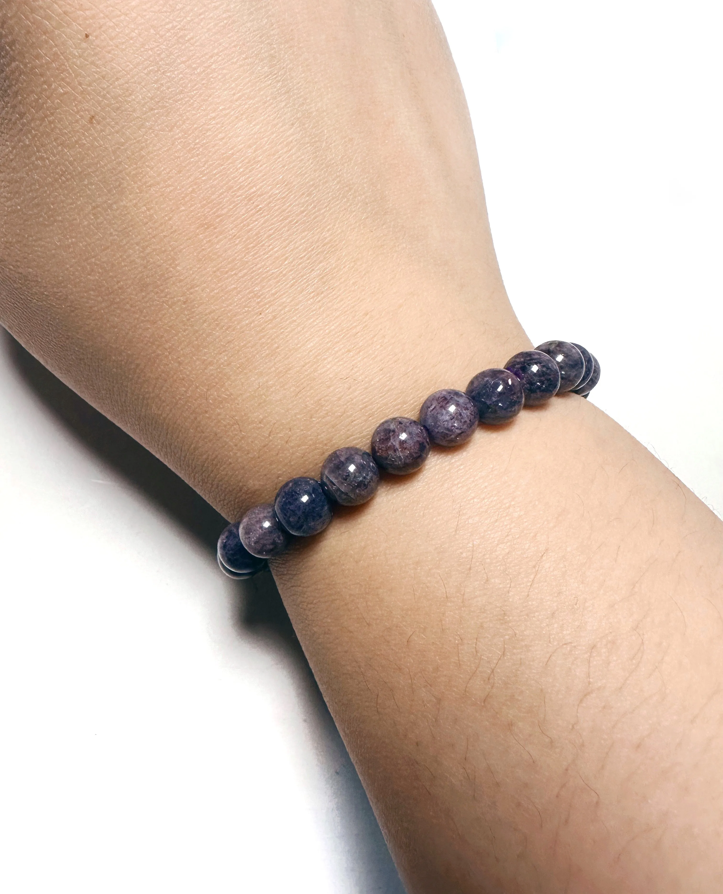 Iolite Beaded Bracelet