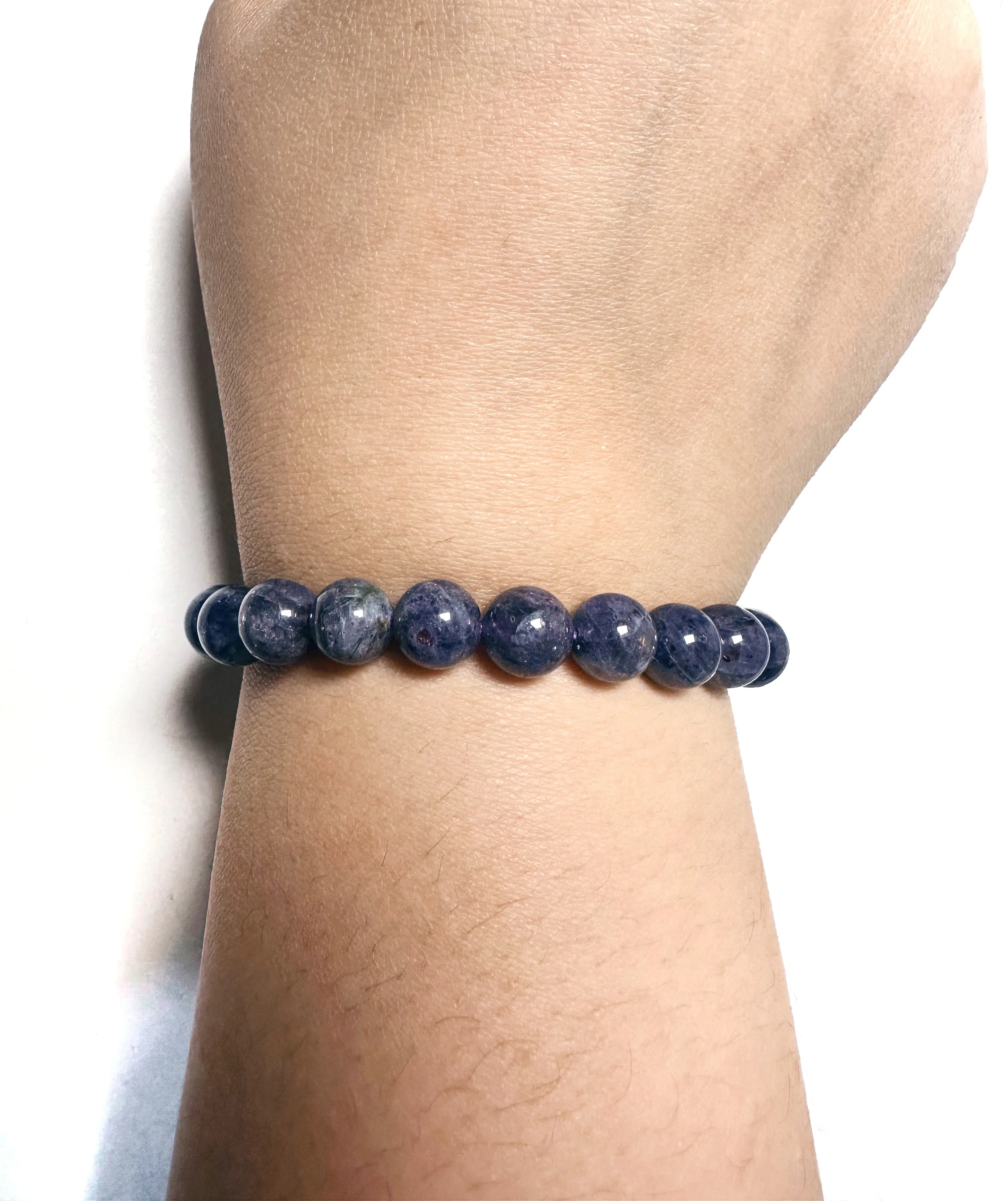 Iolite Beaded Bracelet