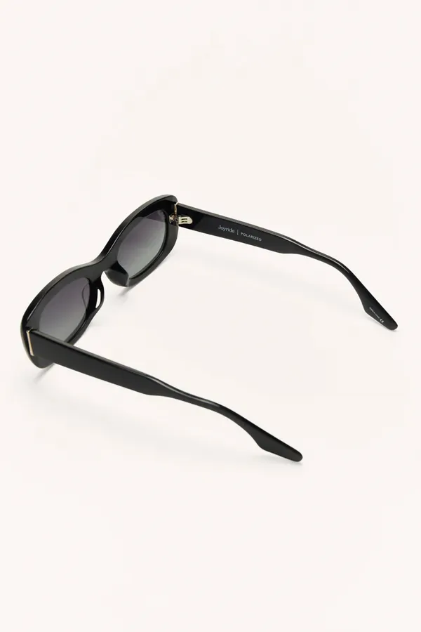 Joyride Sunglasses | Polished Black - Grey