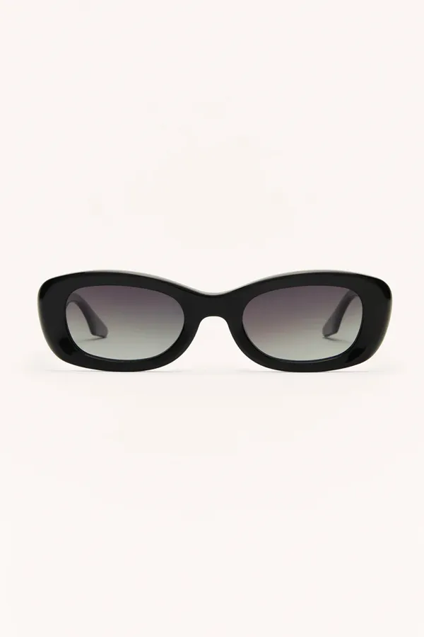 Joyride Sunglasses | Polished Black - Grey